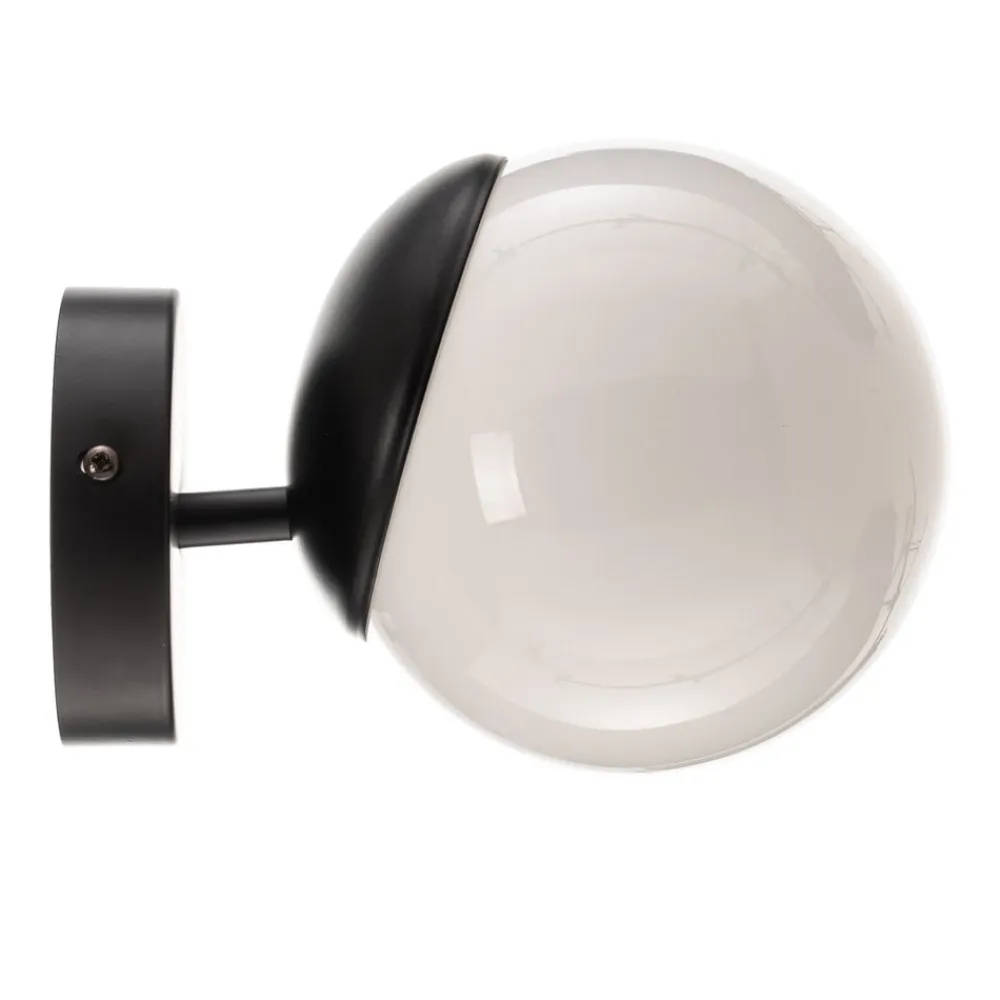 Eko-Light Væglamper|Væglamper>Væglampe Sfera 1 lyskilde glas/sort