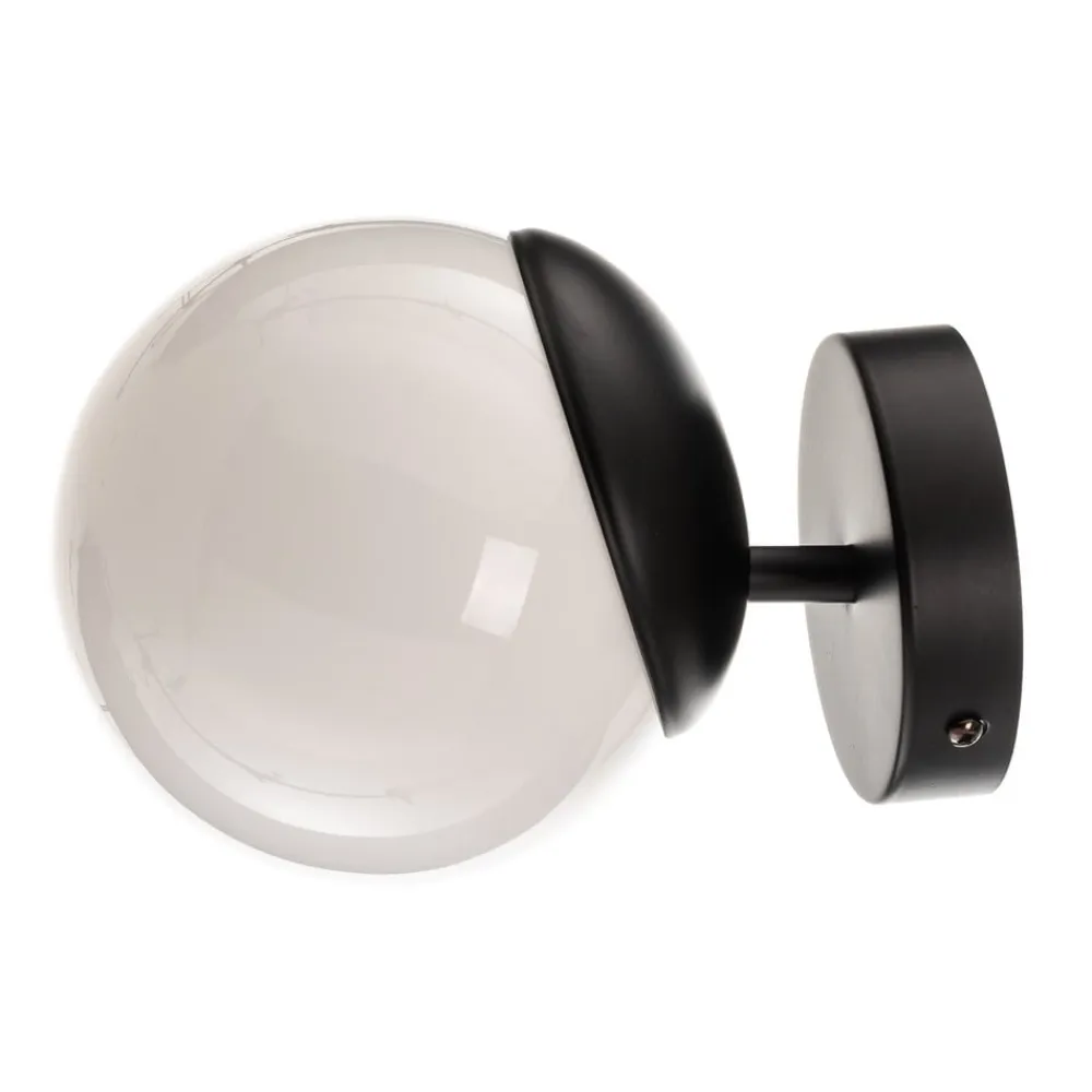 Eko-Light Væglamper|Væglamper>Væglampe Sfera 1 lyskilde glas/sort