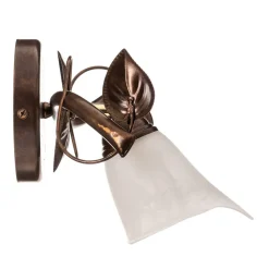 Væglampe Siena i florentinsk stil, 1 lyskilde, metal, glas^Lamkur Hot