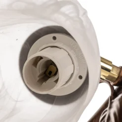 Væglampe Siena i florentinsk stil, 1 lyskilde, metal, glas^Lamkur Hot