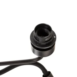 Luminex Væglampe Soho, konisk, læselampe sort/guld