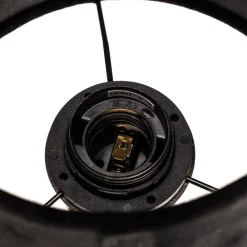 Euluna Væglampe Solo, kegle, velour, sort/sort