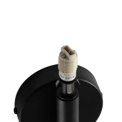 SIGMA Væglampe Sopel Lux, 2 lyskilder, sort/guld, højde 38 cm