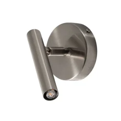 Væglampe Sopel, sølv, 1 lyskilde, stål, G9, højde 15 cm^SIGMA Best