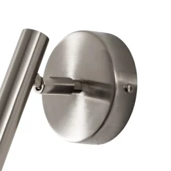 Væglampe Sopel, sølv, 1 lyskilde, stål, G9, højde 15 cm^SIGMA Best