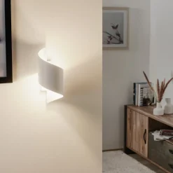 Væglampe Spiner hvid, højde 30 cm, stål^EMIBIG LIGHTING Best