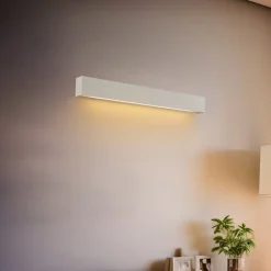 Væglampe Straight S, 62 cm, hvid^Nowodvorski Lighting New