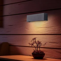 Væglampe Straight XS, bredde 26 cm, grafit^Nowodvorski Lighting Outlet