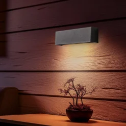 Nowodvorski Lighting Væglampe Straight XS, bredde 26 cm, sort