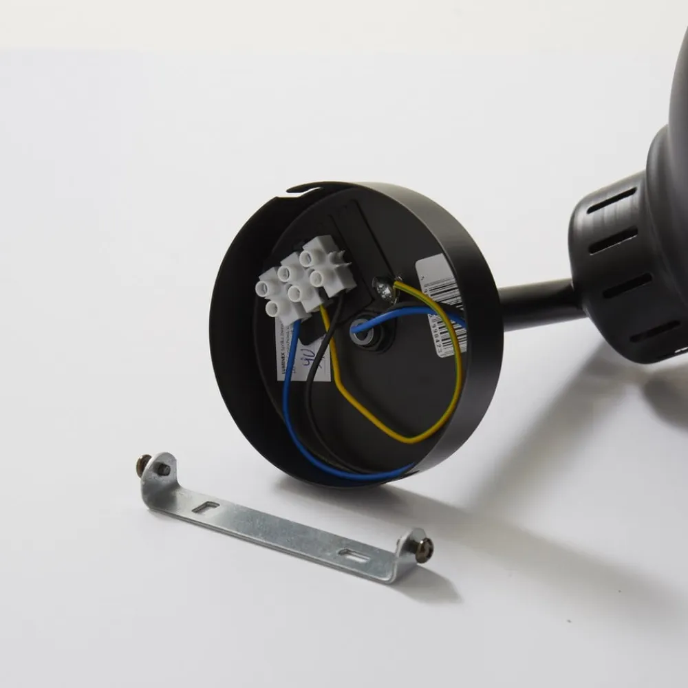 Luminex Væglampe Sven, sort, metal, 1 lyskilde