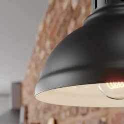 Luminex Væglampe Sven, sort, metal, 1 lyskilde