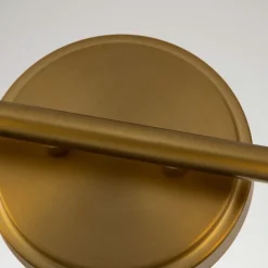 Væglampe Swell IP44, 2-lys, børstet messing^QUOIZEL Clearance