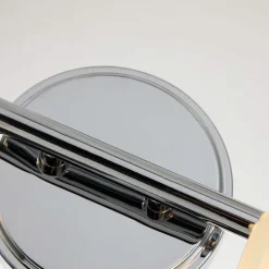 QUOIZEL Væglampe Swell IP44, 2-lys, poleret krom