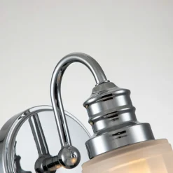 QUOIZEL Væg- Og Spejllamper>Væglampe Swell IP44, 1-lys, poleret krom