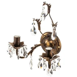 ONLI Væglampe Teresa som lysekrone, 2 lyskilder