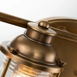 Væglampe til badeværelse Ashland Bay, 4-lys, messing^Quintiesse Online