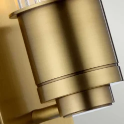 Væglampe til badeværelset Wellington1, messing, 1 lyskilde, højde 40 cm^Quintiesse