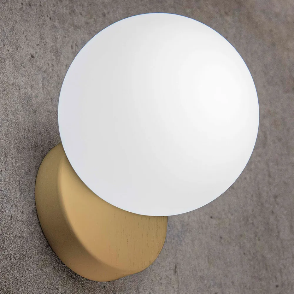 Marchetti Væglampe Tin Tin enkeltflamme guld satineret