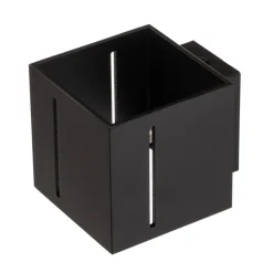 SOLLUX LIGHTING Væglampe Topic op/ned i aluminium, sort