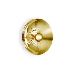 DESIGN BY US Væglampe Wanted, stik, jern, guld, Ø 32 cm