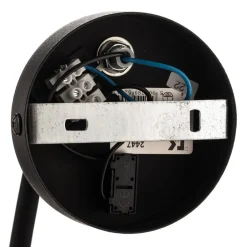 TK Lighting Væglampe Wire, sort/guld