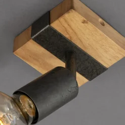 Briloner Væglampe Wood Basic, 1 lyskilde