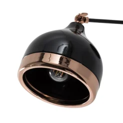 Opviq Væglampe Yildo 6901, sort/kobber, metal
