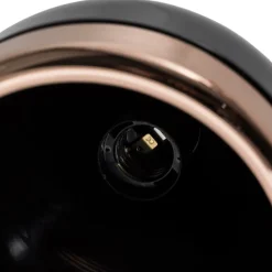 Opviq Væglampe Yildo 6901, sort/kobber, metal