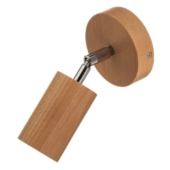 SOLLUX LIGHTING Vægspot Cre i træ, 1 lyskilde