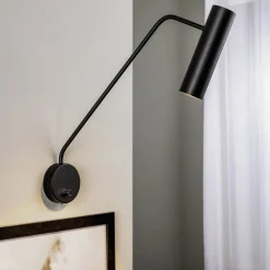 Vægspot Eye Super med afbryder, sort^Nowodvorski Lighting Outlet