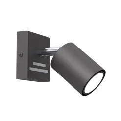 Vægspot Jarek antracit/krom, 1 lyskilde^Luminex Discount