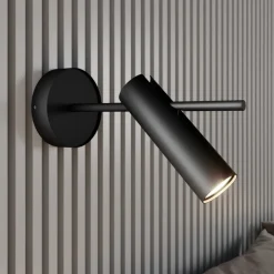 Vægspot Leda 1, 1 lyskilde, sort^SIGMA Discount