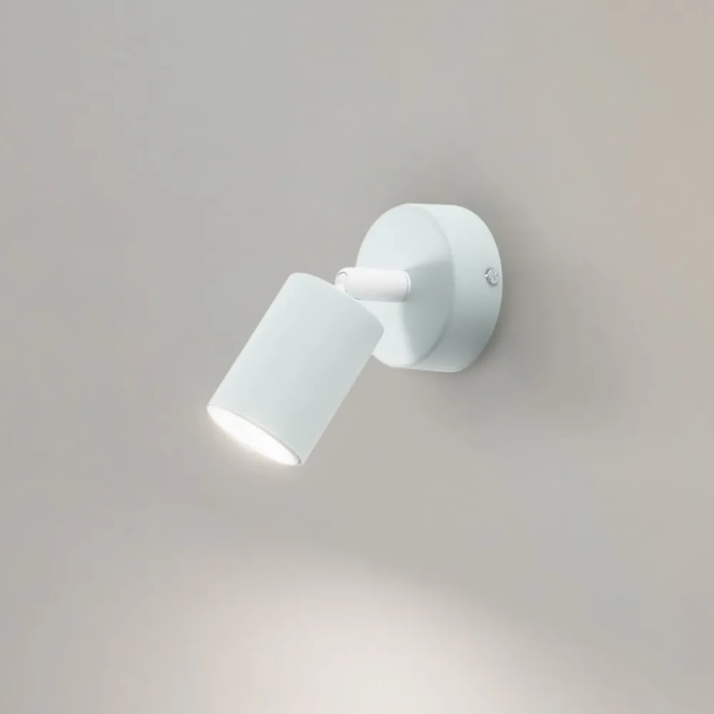 Vægspot Livia, grøn, 13 cm, metal, justerbar, GU10^TK Lighting Hot