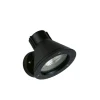 Albert Leuchten Vægspot 643S, sort, IP54, E27, aluminium, drejelig
