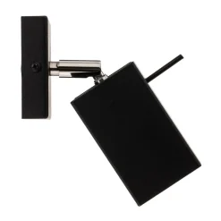 Vægspot Square, sort, 1 lyskilde^SOLLUX LIGHTING New