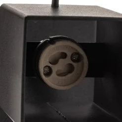 Vægspot Square, sort, 1 lyskilde^SOLLUX LIGHTING New