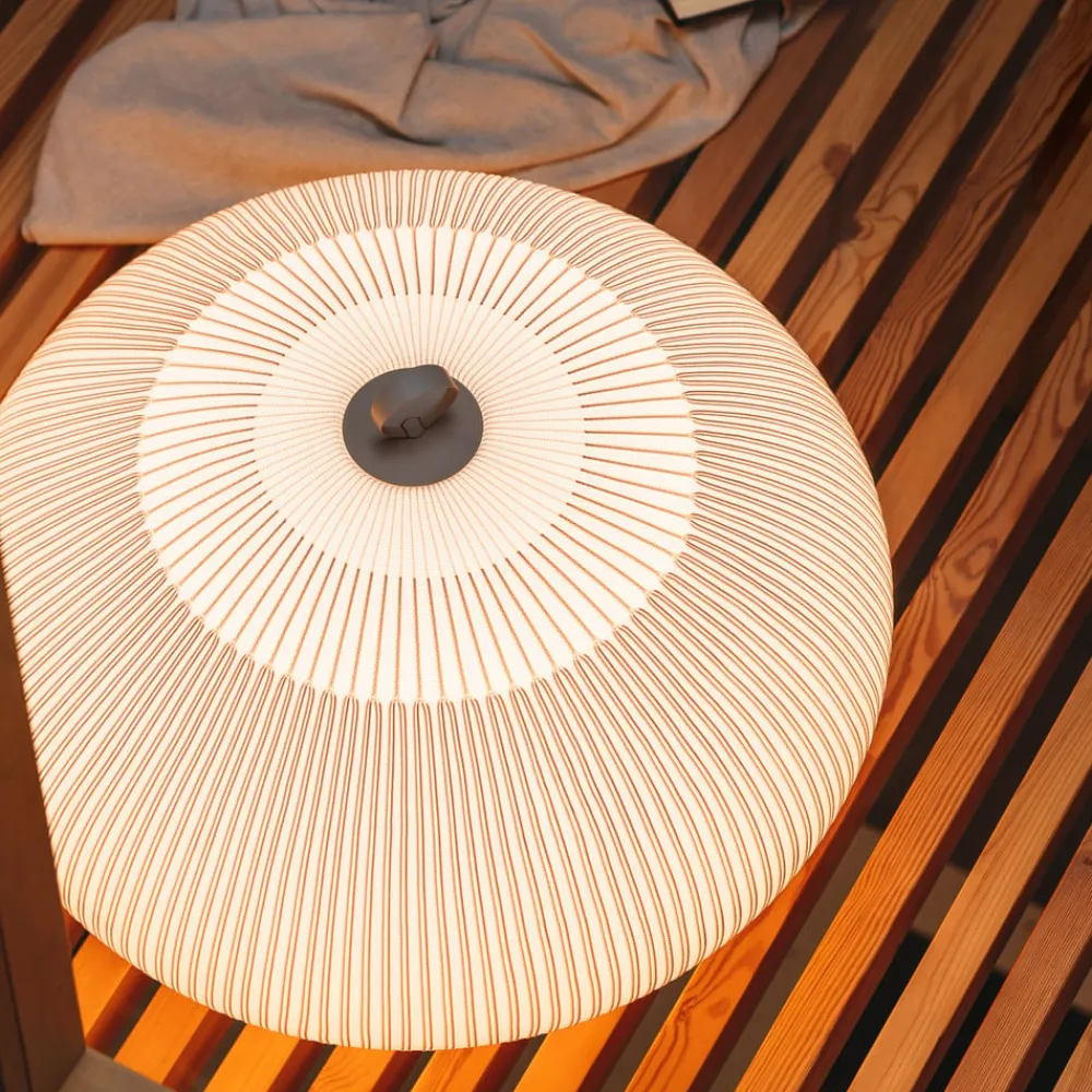 Vibia LED-gulvlampe Knit 7492 beige Højde 51 cm 927 Casambi