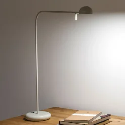 Pin 1655 LED-bordlampe, længde 40 cm, cremefarvet^Vibia Discount