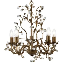 Vidunderlig lysekrone Almandite 5 lyskilder^Searchlight Best