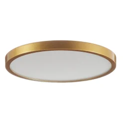 ORION Vika LED-loftlampe, rund, mat guld, Ø 30 cm