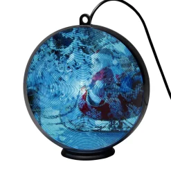 Konstsmide Christmas Vinterlandskab 3D-hologramkugle, 64 LED’er