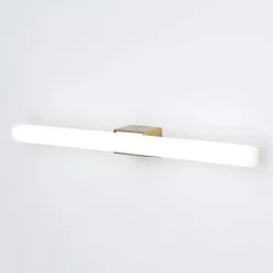 ORION Visagist LED-spejllampe, holder i antik messing