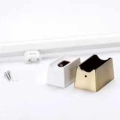 ORION Visagist LED-spejllampe, holder i antik messing