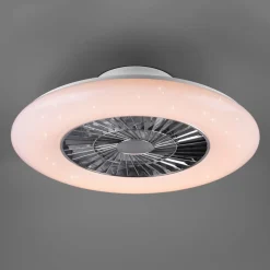 Reality Leuchten Visby LED-loftventilator, Ø 60 cm, Tunable White