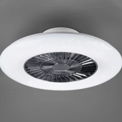 Reality Leuchten Visby LED-loftventilator, Ø 60 cm, Tunable White
