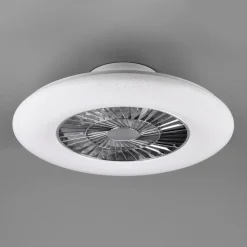 Reality Leuchten Visby LED-loftventilator, Ø 60 cm, Tunable White