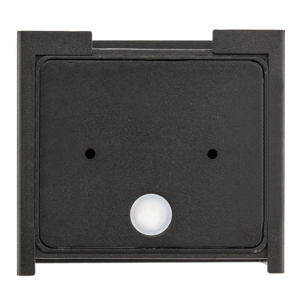 FISCHER & HONSEL Væglamper>Wall udendørs LED-væglampe, kubisk, sort