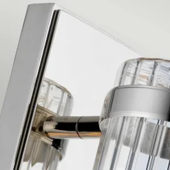 Quintiesse Wellington1 væglampe til badeværelset, krom, 1 lyskilde, højde 40 cm