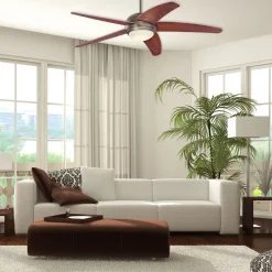 Westinghouse Loftventilatorer>Bendan LED-ventilator vinge brun