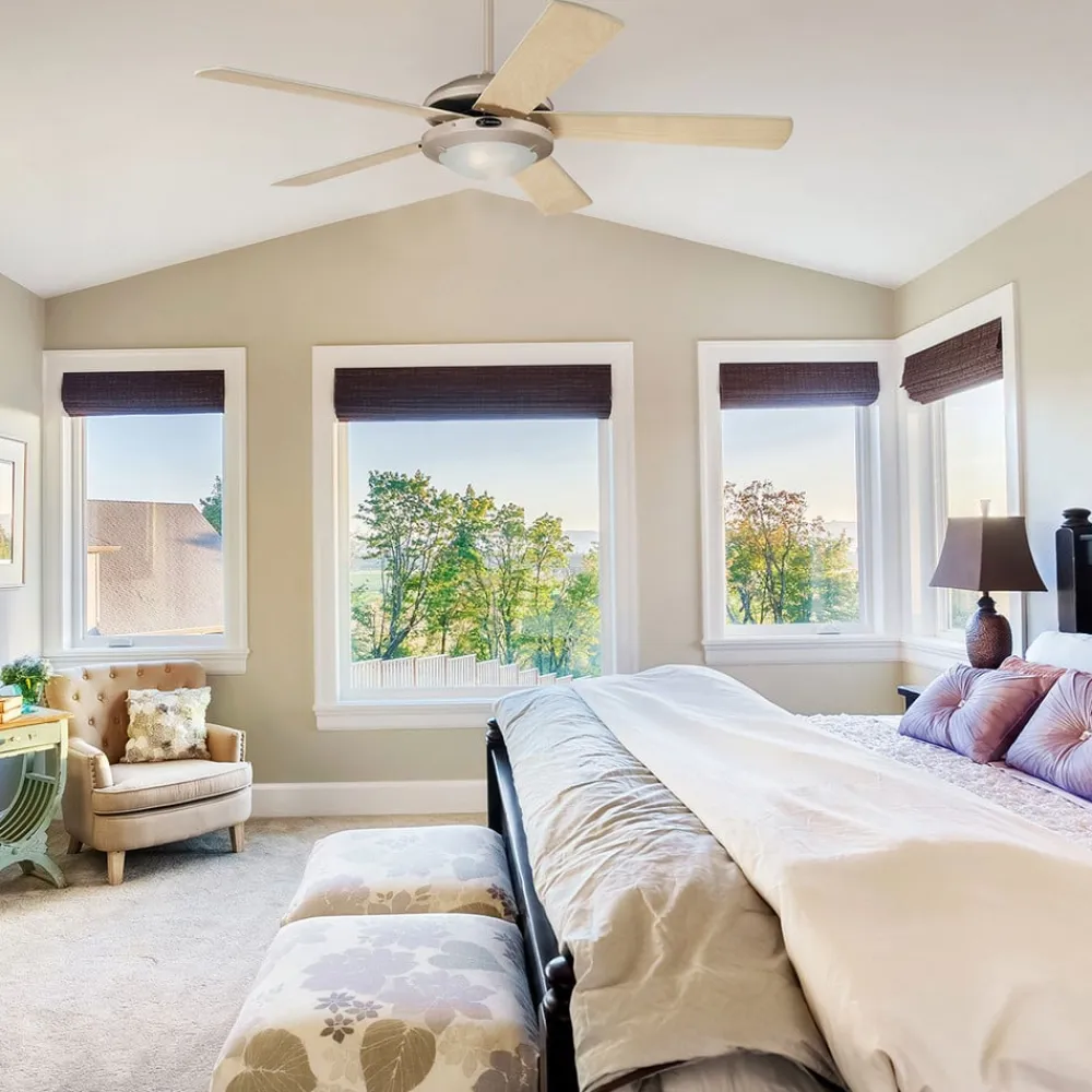 Comet Titan ventilator, hvid og ahorn^Westinghouse New